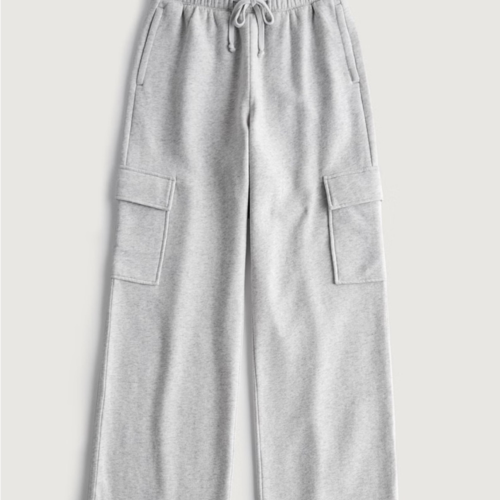 Gray Cargo Sweatpants